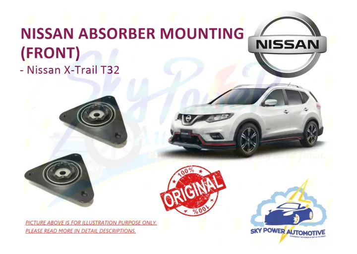 Nissan X Trail Xtrail T32 Front Absorber Mounting Original Nissan 2pcs Lazada