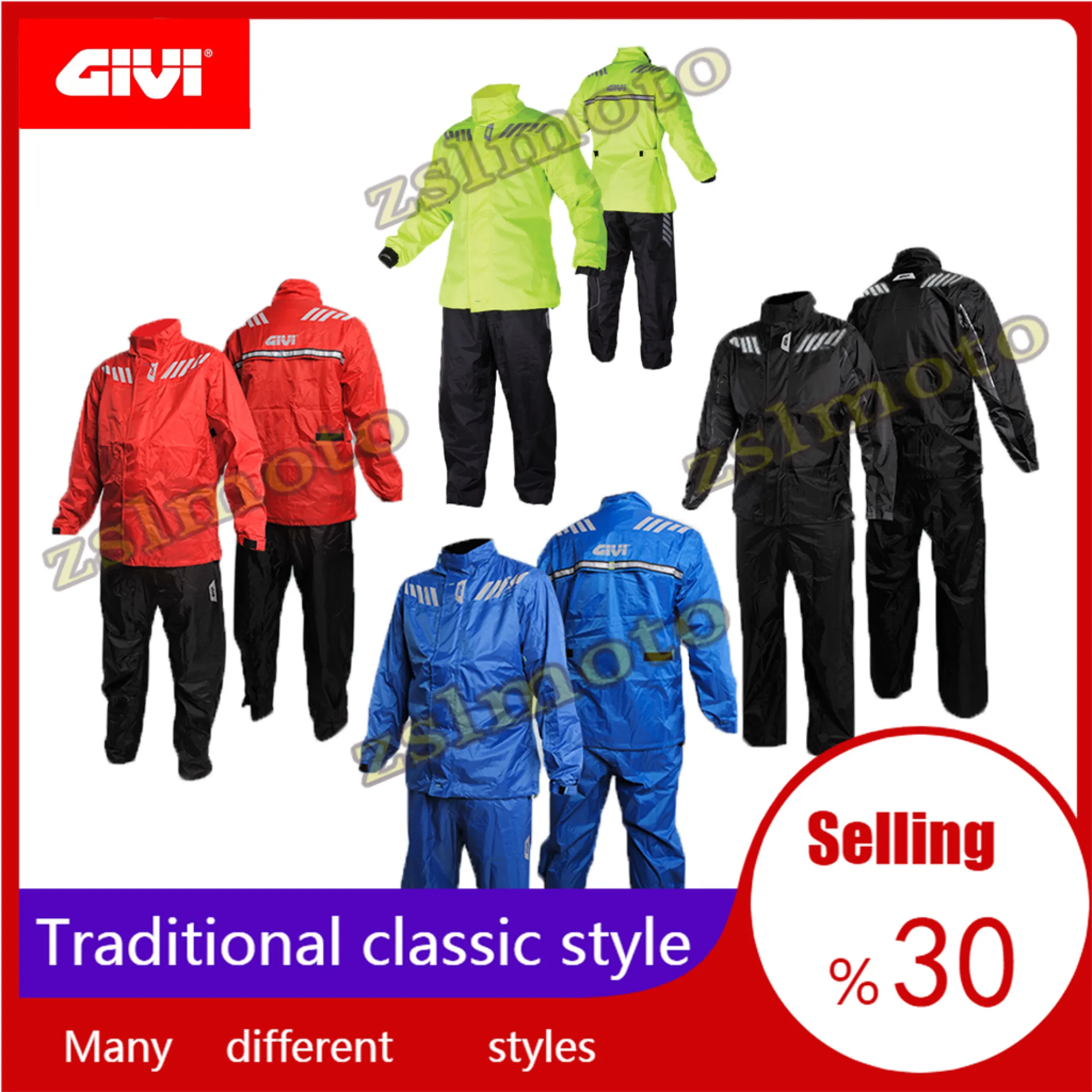 Givi Rain Coat Motorcycle Givi Baju Hujan Motor Givi Baju Hujan Waterproof Rrs04 Givi Baju Motor Baju Hujan Giviraincoat Lazada
