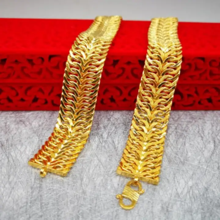 Rantai Tangan Lipan Double Emas 916 Tulen Lazada