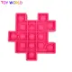 New Magic 6pcs pop it fidget toy full set box all fidgets with simple dimple Puzzle Rainbow Fidget Cube Vinyl Desk Cube Bubble Squishy Antistress Toys for tiktok. 