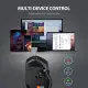 INPHIC DR01 Bluetooth Mouse Rechargeable 2.4G Wireless Mouse Silent Tri-mode (Bluetooth 5.0/4.0+USB) Multi-Device Connection, Ergonomic Mouse for iPad Laptop Desktop Mac Android Windows. 