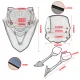 Motorbike For Yamaha N-MAX 125 155 NMAX125 NMAX155 2021 2022 Windscreen Windshield Glass with Front Panel Rear View Mirror. 