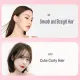 MOYUWIT 2 In 1 Mini Hair Straightener and Hair Curler TYPE-C USB Rechargeable Hair Iron and Curling Wand Wireless Portable Hair Styling Tool for Curls or Waves. 