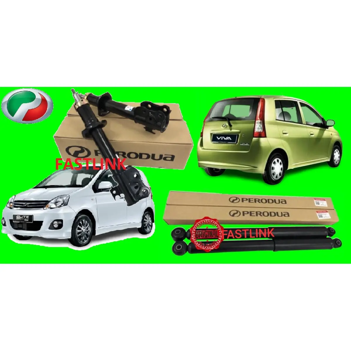 Rear Belakang Left Kiri Passenger Penumpang Perodua Viva Absorber 100 Original Genuine New Lazada