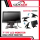 7 inch TFT LCD Monitor Car Reverse Parking Camera | 7inch Monitor Rearview Camera Bus Truck Reverse Monitor Dashboard. 