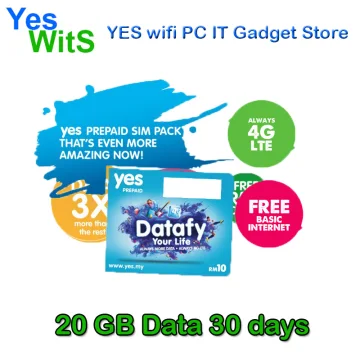Beli Yes Unlimited Data Pada Harga Terendah Lazada Com My