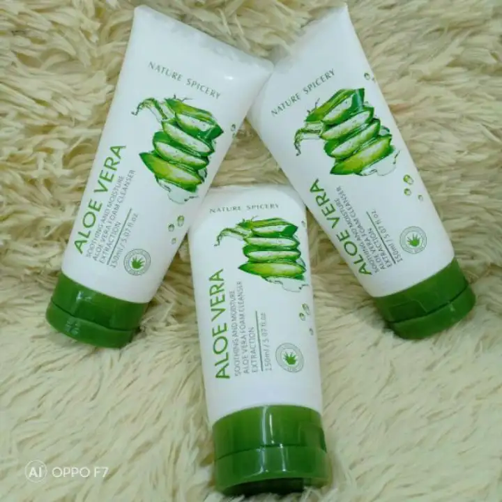 Free Gift Aloevera Cleanser Pencuci Muka Lazada