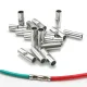 50Pcs/lot Butt Wire Connector AWG 22-8 Pure Copper Tinned Splice Crimp Terminal Sleeve Bare Terminals Crimping Connectors. 