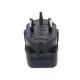 ISRAEL Travel Adapter 2-ways Outlet Power Plug, AU/ US/EU/UK to Israeli 3 Pin Grounded Plug Adaptor 10A 250V. 