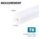 T8 Tube Light with Casing High Grade LED Drop Curve Ceiling Light Lampu Plaster Siling Lampu Panjang Lampu Kalimantang. 