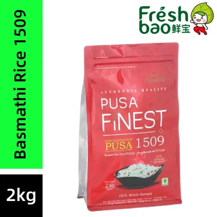 Jati Signature Grain Pusa Finest Beras Basmathi 1509 Pusa Finest Basmathi Rice 1509 印度香米 2kg Lazada