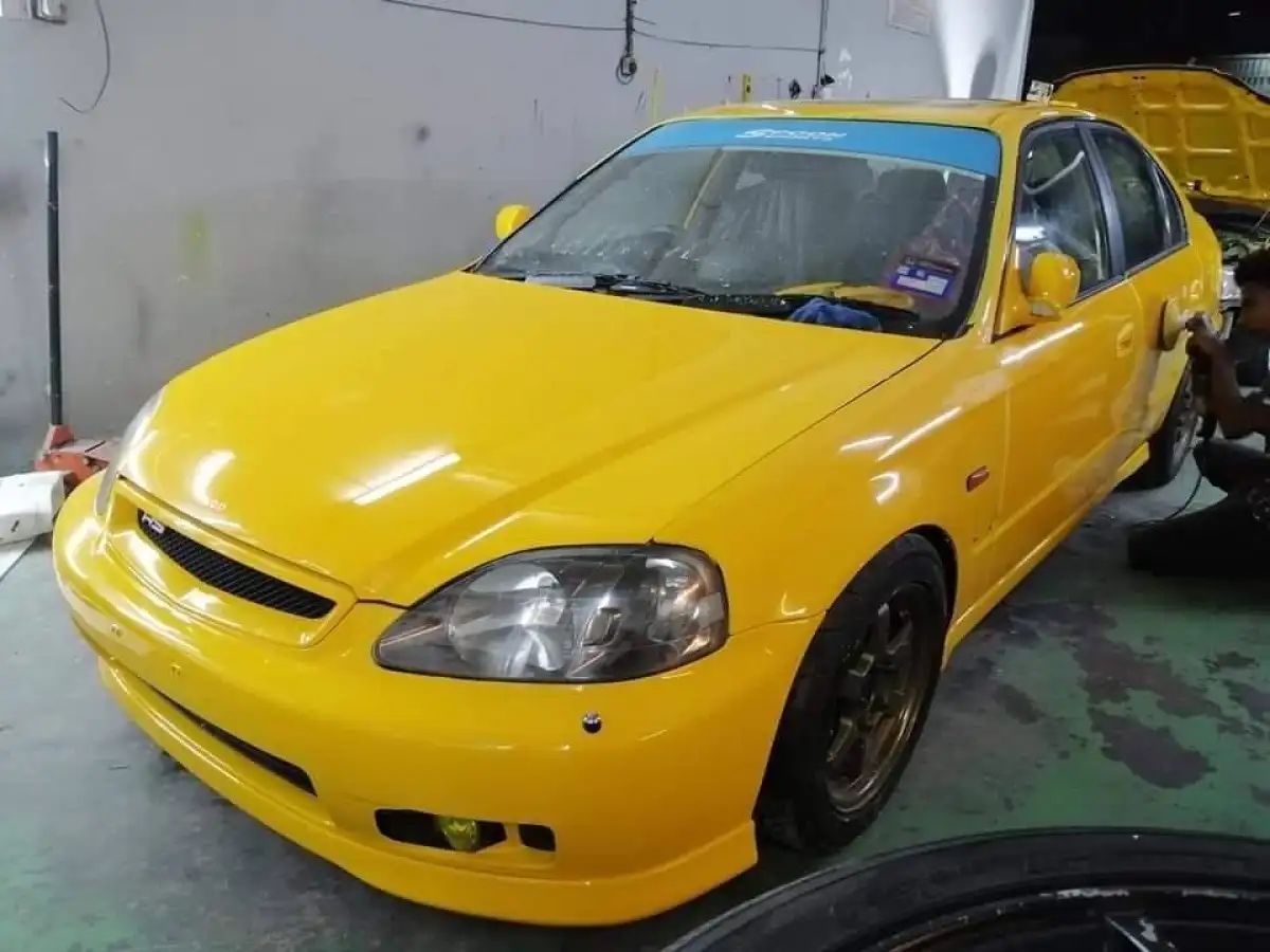 Aikka Y56 Spoon Yellow 2k Car Paint Lazada