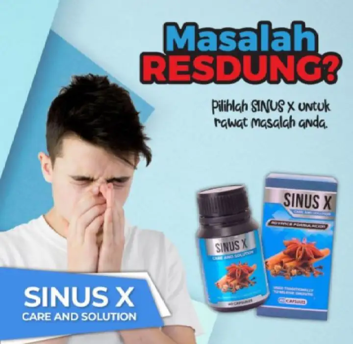 Sinus X Penawar Resdung Semulajadi Sinus X Free Gift Lazada