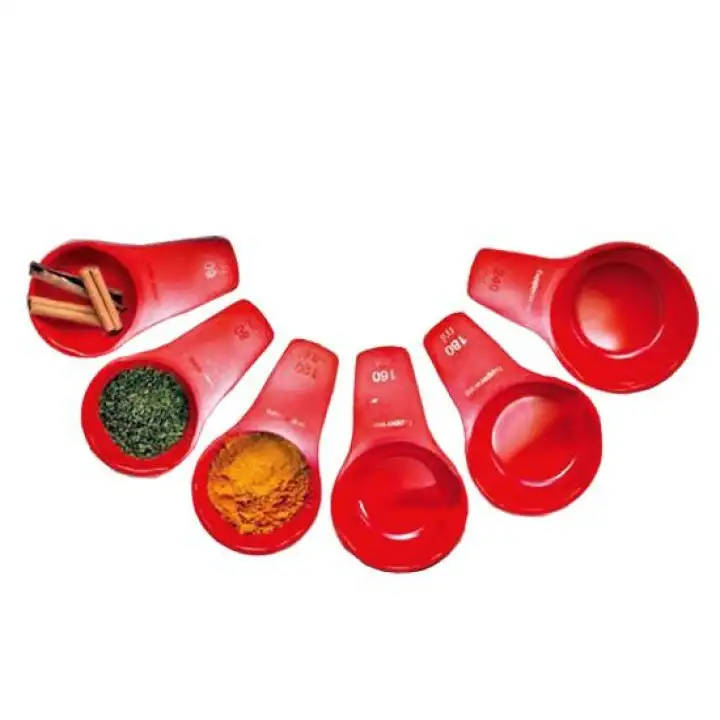 [limited] TUPPERWARE measuring cups set (RED) -6pcs