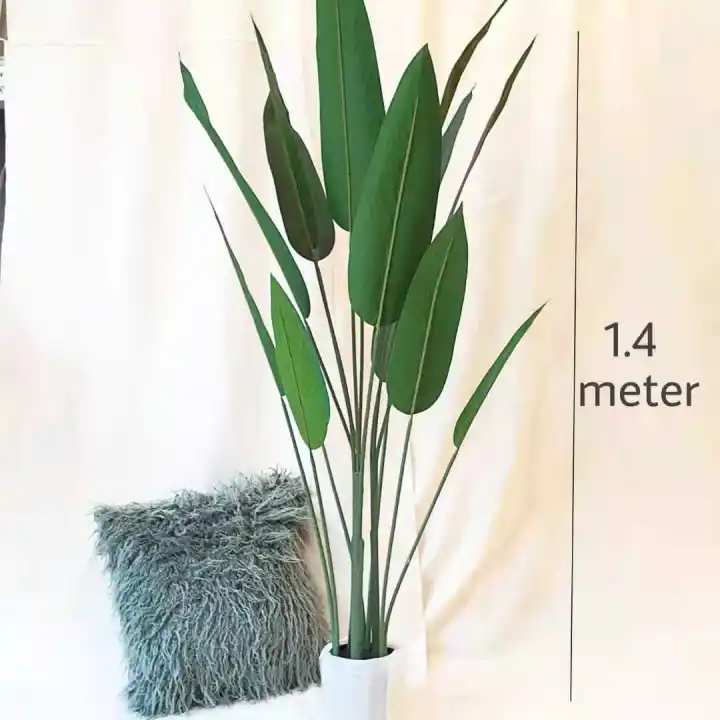 Pokok Hiasan Viral Banana Tree 115cm Artificial Plant Skybird Olive Japanese Bell Tsubaki Lazada