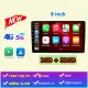 High Quality【4G Sim / CarPlay / 4GB+64GB / 8-core】Double Din 9“ 10.1 inch Android Car Stereo Waze WIFI Bluetooth SIM Card Slot Car Radio With Reversing Camera. 