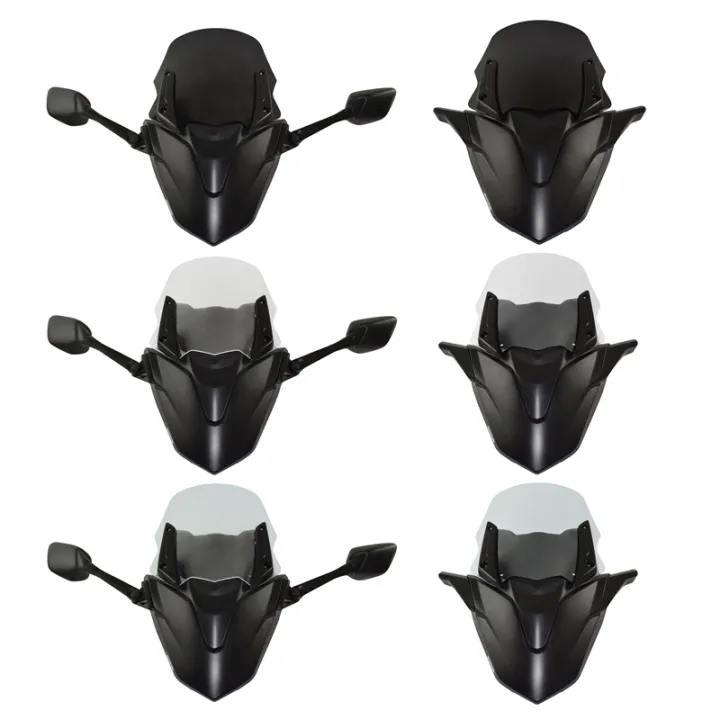 Motorbike For Yamaha N-MAX 125 155 NMAX125 NMAX155 2021 2022 Windscreen Windshield Glass with Front Panel Rear View Mirror