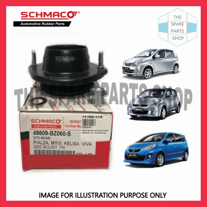Perodua Myvi Kancil Alza Kelisa Kenari Viva Schmaco Absorber Mounting Front With Bearing 3 Months Warranty Lazada