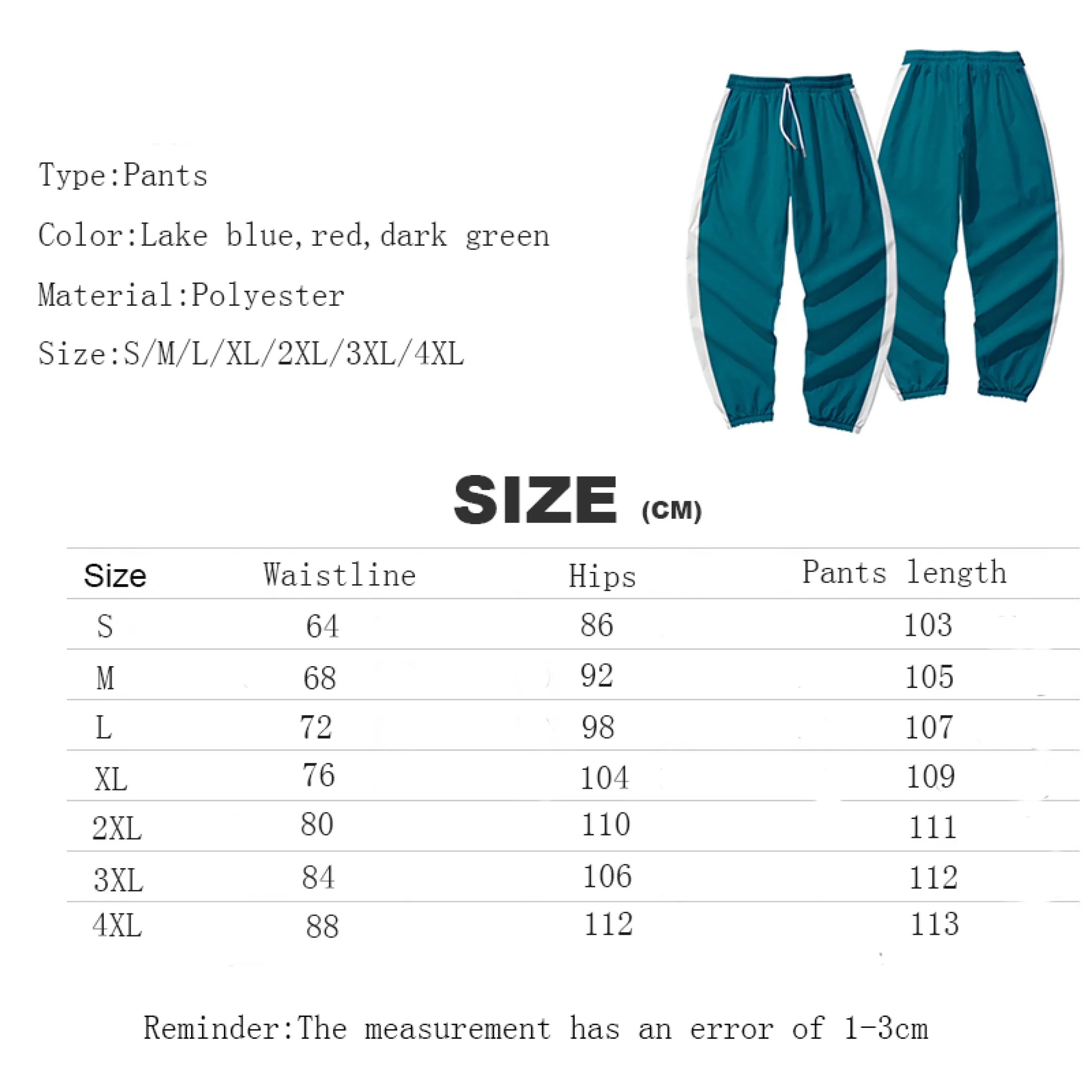 Squid Game Korean Men Women Casual Pants Loose Sports Pants Lazada Singapore