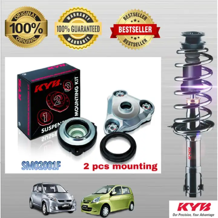 Kyb Kenari Myvi Viva Kancil Front Absorber Mounting 2 In 1 Set Lazada