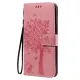 Phone Case For Huawei Mate 30 / 30 Pro / Mate 20 / 20X / 20 Pro / Mate 10 / 10 Pro / Mate 9 Tree Cat Leather Wallet Card Slot Flip Cover Casing. 