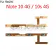 Power On Off Volume Button Flex For Redmi Note 10 4G 10S Note10S Power Volume Out Side Button Keys Up Down Flex Cable. 