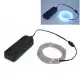 1M/3M/5M El Strip Wire Flexible LED With Battery-Powered Controller Neon Light Flexible Tube Wire For Costume Car Light Party. 