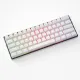 KEMOVE SnowFox 61 Keys 60% NKRO bluetooth 5.1 Type-C Dual Mode Mechanical Gaming Keyboard PBT Keycap Gateron Axis Switch Hotswappable Switches RGB Backlight Keyboard with Full Keys Programmable. 