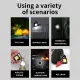 Teeker 500 Lumens Mini LED Working Light Portable Pocket Flashlight USB Rechargeable Key Light Lantern Camping Outside Hiking COB Lantern. 