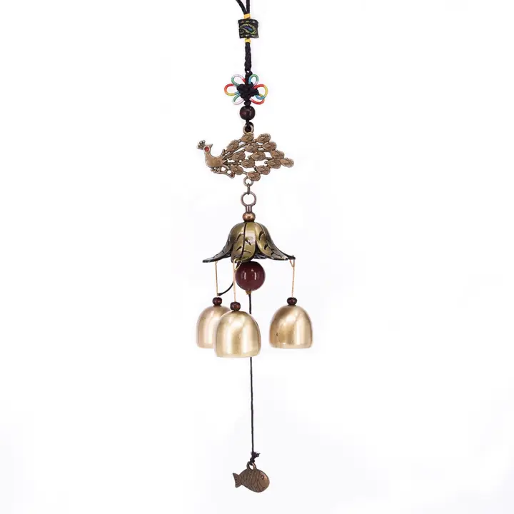 Feng Shui Bell Wind Chimes Chinese Lucky Car Yard Hanging Home Decor Ornament 