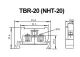 TBR-20-10 / NHT-20-10 10 Poles Type Din Rail Type Terminal Block (20A). 