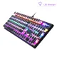 MageGee Typewriter Mechanical Gaming Keyboard, Retro Punk Round Square Keycaps with RGB Rainbow Backlit USB Wired Keyboards for Game and Office, for Windows Laptop PC Mac. 