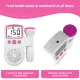 Baby Fetal Doppler Heart Sound Rate Device Heartbeat Detector Ultrasound Detector Monitor Fetal Sound Detector LCD Curve Display 胎心检测仪. 