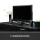Logitech Z906 5.1 Surround Sound Speaker System, THX, Dolby & DTS Certified, 1000 Watts Peak Power, Multi -Device, Multiple Audio Inputs, UK Plug, PC/PS4/Xbox/Music Player/TV/Smartphone/Tablet. 