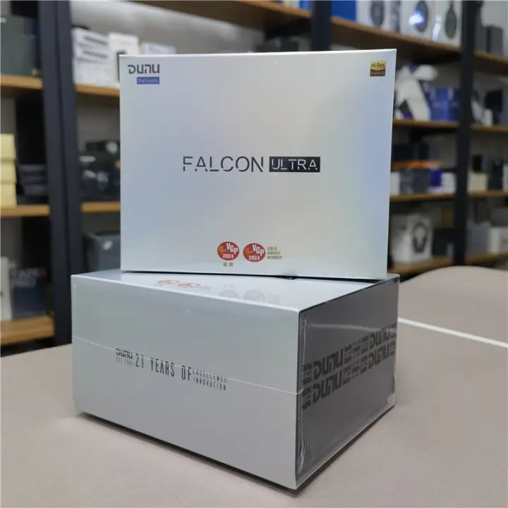 Free Shipping DUNU Blue/Gray Falcon Ultra Dynamic Driver In Ear Monitors Earphone IEMS Blue Music Headphone