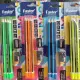 Faster WP-F9304 2B Pencil Set 6 Pencils Eraser and Sharpener For School. 