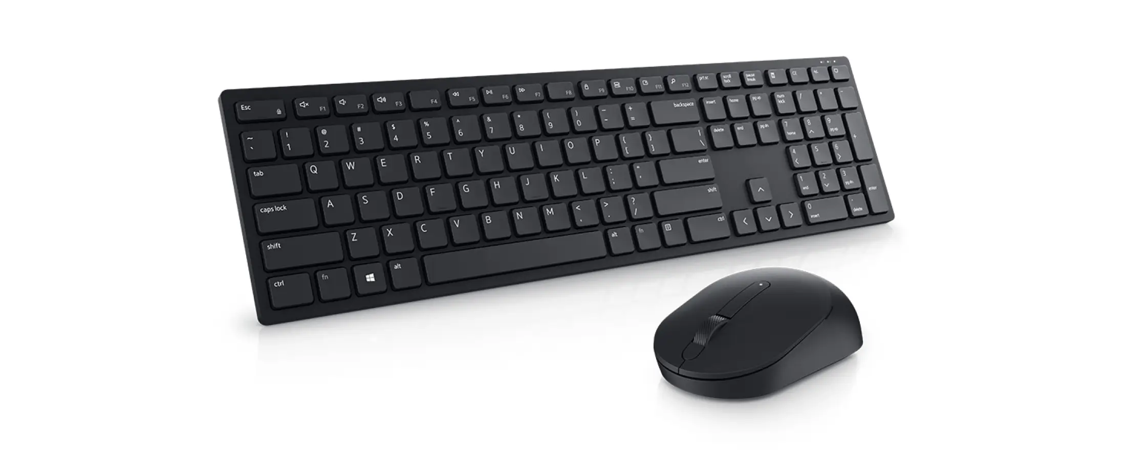 Dell KM5221W Pro Wireless Keyboard + Mouse Black / White