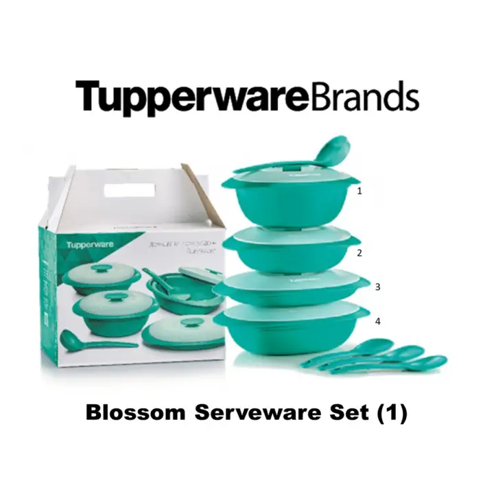 Tupperware Blossom Serveware Set (1)