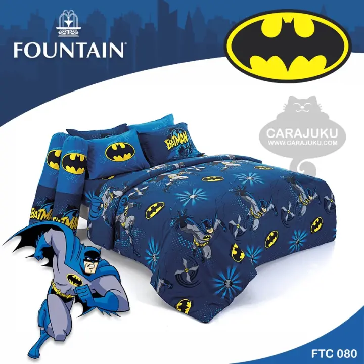 Fountain Bed Sheet Set Comforter King 6 Feet Batman Justice League Ftc080 Pcs Lazada Co Th Fountain Bed Sheet Set Comforter King, King Bed Sheet Set