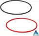Phiten Necklace RAKUWA Magnetic Titanium Necklace S Red 45cm 0214TG605152 Improve stiff shoulders with the power of magnetism ‎Unisex ‎Silicone Technology: Aqua titanium silica 【Direct from Japan】. 