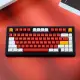 【Keycap Only】Evangelion EVA Keycap EVA-02 Keycap key cap SA Profile PBT Double Shot Keycap For Cherry MX Switch Customized Mechanical Keyboard RK61/Anne Pro 2/GK61. 