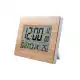 [LAZCHOICE] Atomic Clock LCD Digital Calendar Alarm Day Clock Dual Alarm Color with Snooze Big Size Number Multifunction Temperature Table Clocks with Thermometer (Standard). 