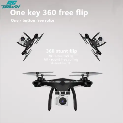 (Thailand Stock) (Fast Shipping)KY101 CAISHENDO HJ14W Remote Control Drones Wi-Fi Aerial Photography HD Camera 200W Pixel UAV Gift Toys