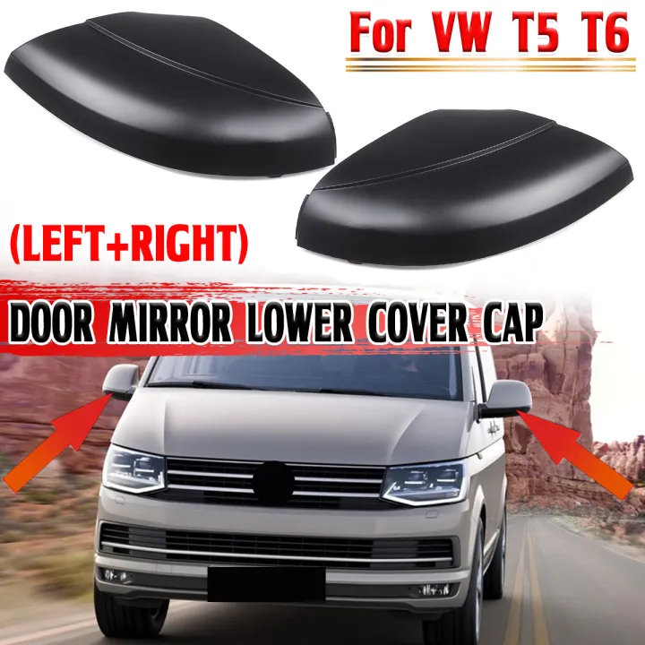 1 Pair Black Mirror Cover Side Rear View Mirror Cover Replacement For Vw T5 T6 Left Right Rearview Mirror Cover Lazada Singapore