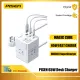PISEN 65W Gallium Nitride Charger Rubik's Cube Socket Suitable for Huawei Mobile Tablet Fast Charge iPhone 14 One Turn Three Four Vertical Porous USB Interface Multi-purpose Smart Bedside Multi-function. 