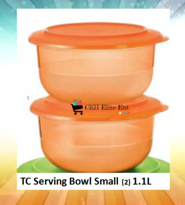 Tupperware TC Serving Bowl Small 1.1L (2 pcs)