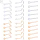 10 Pcs/lot 20G Bioflex Clear Nose Rings Retainer L-Shaped Nose Screw Studs Skin Color Nose Bone Pins 2mm Ball Nostril Piercings Body Jewelry. 