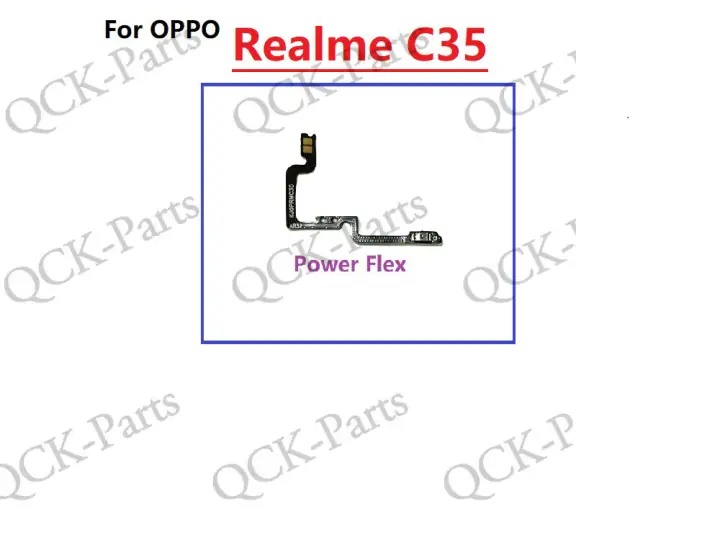 For OPPO Realme C35 RMX3511 Power Volume Flex Buttons Replacement Parfs