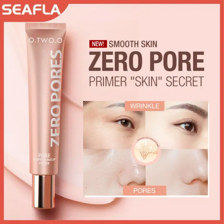 【SeaFlaker】O.TWO.O Face Primer Makeup Base Invisible Pore Smooths Fine Lines Oil-Control Brighten Moisture Primer