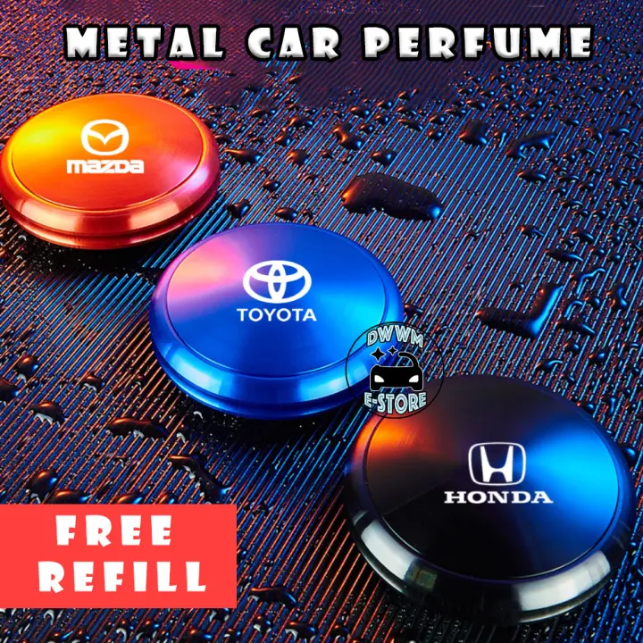 Toyota Metal Car Perfume Air Freshener UFO alcohol Free for VIOS ALTIS  CAMRY RUSH AVANZA ESTIMA AE86